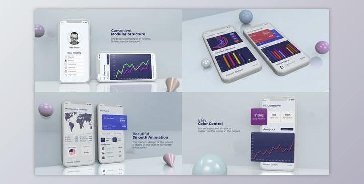 Corporate App Presentation (Videohive 30326934) - AE Project