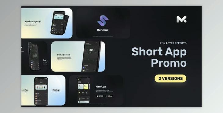 Short App Promo (Videohive 34662764) - AE Project