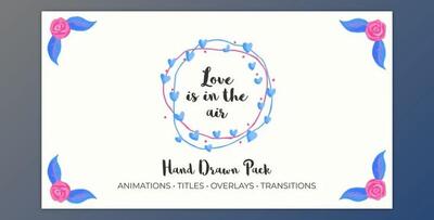 Love Is In The Air. Hand Drawn Pack (Videohive 33565691) - PR Project