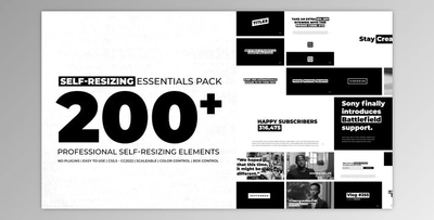 Self Resizing Essentials (Videohive 34842617) - AE Project
