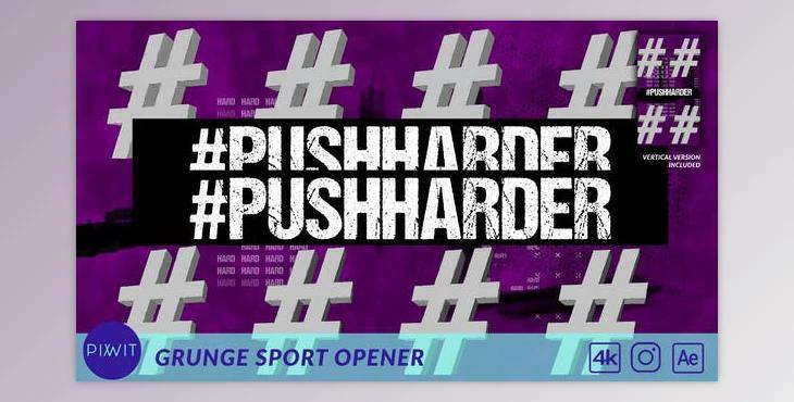 Grunge Sport Opener (Videohive 31344887) - AE Project