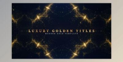 Luxury Golden Titles (Videohive 42145047) - AE Project