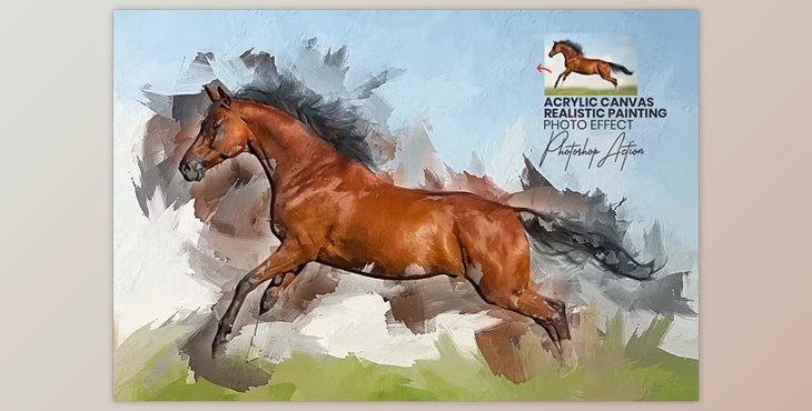 Acrylic Canvas Realistic Painting - 91933694