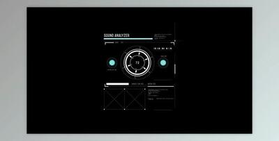HUD Sound Analyzer 1 (Videohive 44794429) - AE Project