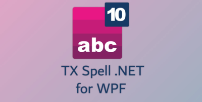 TX Spell .NET for WPF v10.0.1 + CRACK