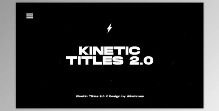 MotionArray Kinetic Titles 2.0 976423