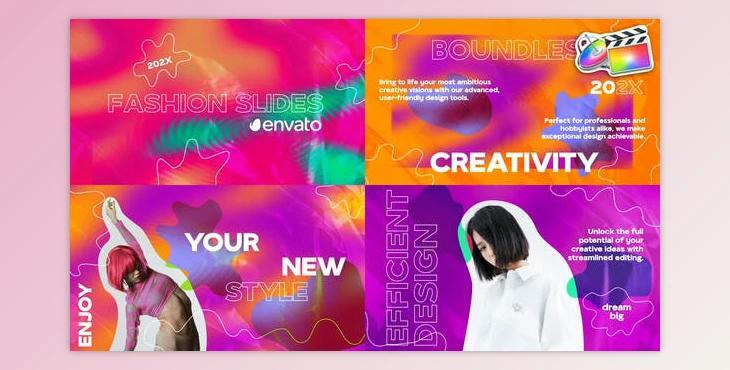 Psychedelic Fashion Scenes for FCPX (Videohive 51948922)