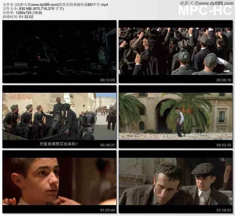电影天堂-经典电影TOP68《西西里的美丽传说》BD中字