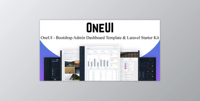 OneUI v5.5.0 (06 Dec 2022) - Bootstrap 4 Admin Dashboard Template & Laravel Starter Kit & VueJS