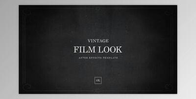After Effects Vintage Film Look Template in 4K (Videohive 39610329) - AE Project