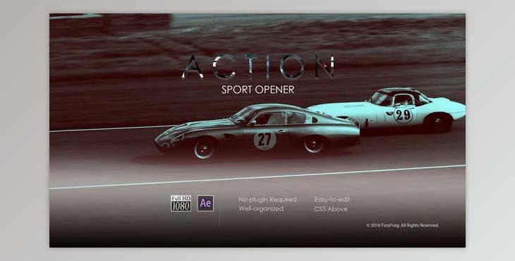 Action Sport Opener (Videohive 22959198) - AE Project