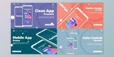Flat App Promo (Videohive 45909184) - AE Project