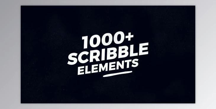 1000 Scribble Elements (Videohive 21777834) - AE Project
