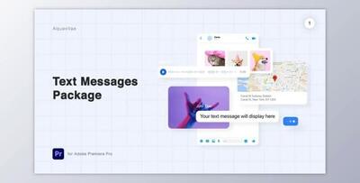 Text Messages Package l MOGRT for Premiere Pro (Videohive 27957120)