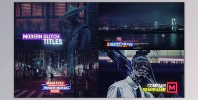 Glitch Lower Thirds – Motionarray 782749