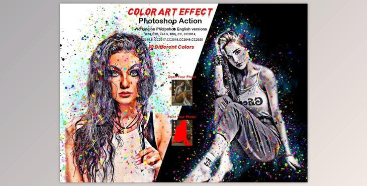 Color Art Effect Photoshop Action CreativeMarket-5898461