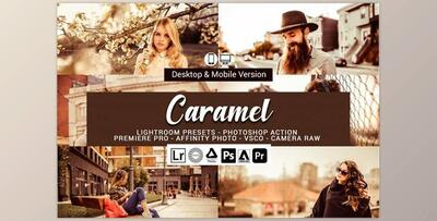 Caramel Lightroom Presets CreativeMarket-5156489 (XMP, Lrtemplate, DNG, PS)
