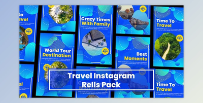 Travel instagram stories and reels (Videohive 50056197) - AE Project