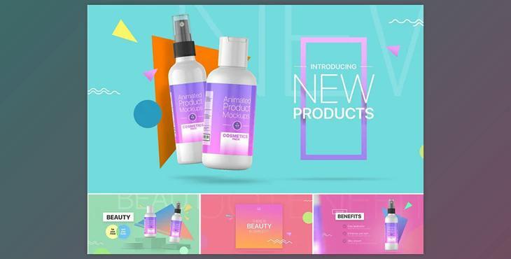 Animated Product Mockups – Cosmetics Pack (Videohive 25513188)