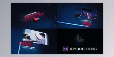Technology Timeline (Videohive 50061124) - AE Project