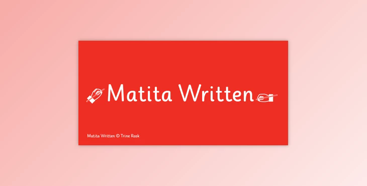 Matita Written Font Family