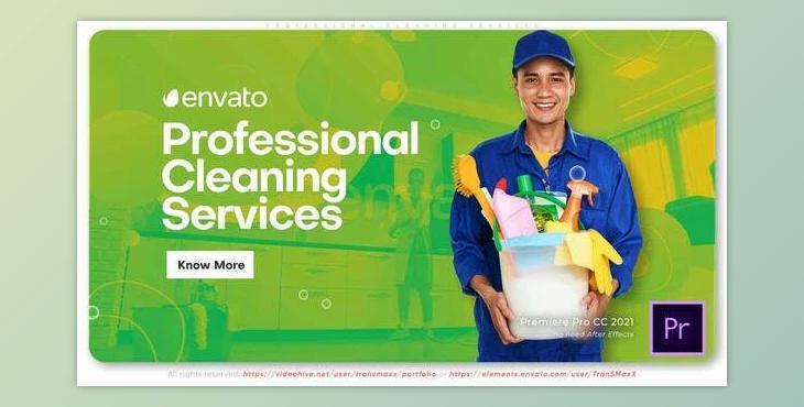 Professional Cleaning Services Promo (Videohive 35987732)