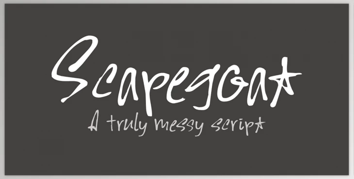 Scapegoat Font Family – 2 Fonts