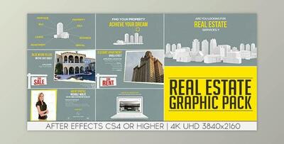 Real Estate Graphic Pack (Videohive 15312670) - AE Project