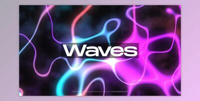 Backgrounds – Waves (Videohive 37298319) - AE Project