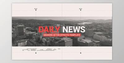 Daily News Intro (Videohive 29109220) - AE Project