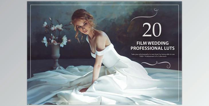 20 Film Wedding LUTs Pack CreativeMarket-5602641 (XMP, JPG)