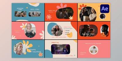 Youtube Scenes for After Effects (Videohive 52657074) - AE Project