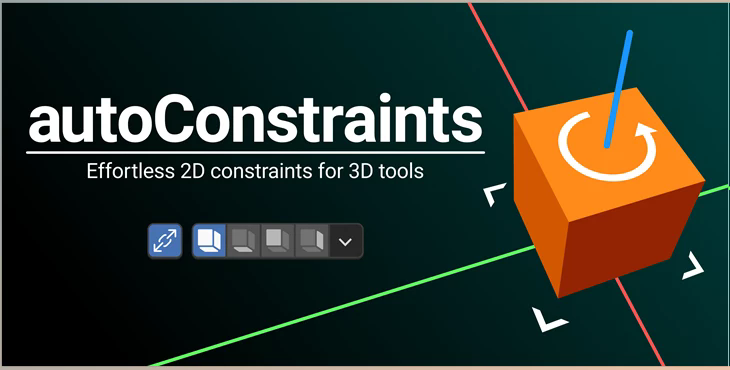 Blender Market - Auto-Constraints: Effortless 2D Constraints For 3D Tools v1.1.0