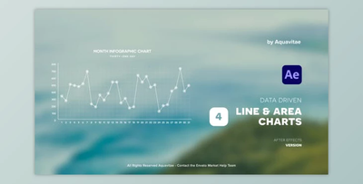 Simple Line & Area Charts (Videohive 36135456) - AE Project