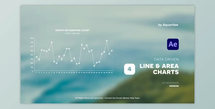 Simple Line & Area Charts (Videohive 36135456) - AE Project
