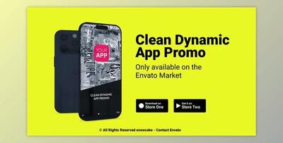 Clean Dynamic App Promo (Videohive 53687662) - AE Project