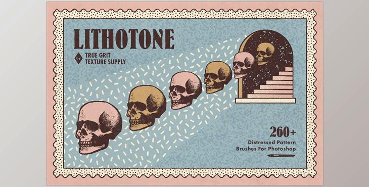 True Grit Texture Supply – Lithotone for Photoshop