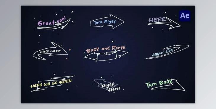 Sketch Arrow Titles [After Effects] (Videohive 50334512) - AE Project