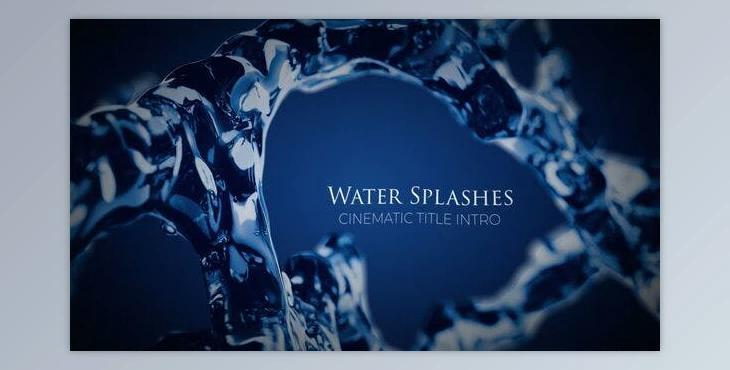 Water Splashes Cinematic Intro (Videohive 50715112) - AE Project