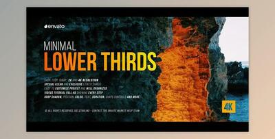 Minimal Lower Thirds for DaVinci Resolve (VideoHive 37093026)