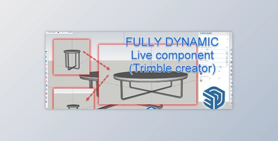 Sketchup Live Components (Introduction to Trimble Creator)