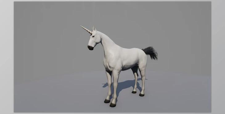 Unreal Engine - Unicorn (Horse) Modular