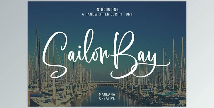 Sailor Bay – Brush Script Font