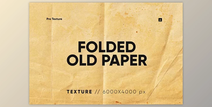 20 Folded Old Paper Texture - 278282499