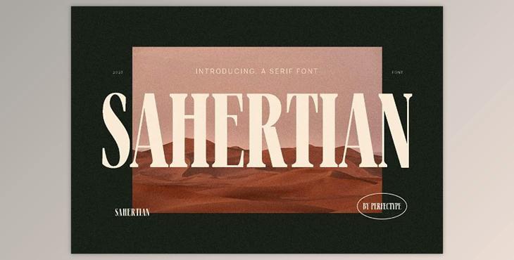 Sahertian - Elegant Serif Font