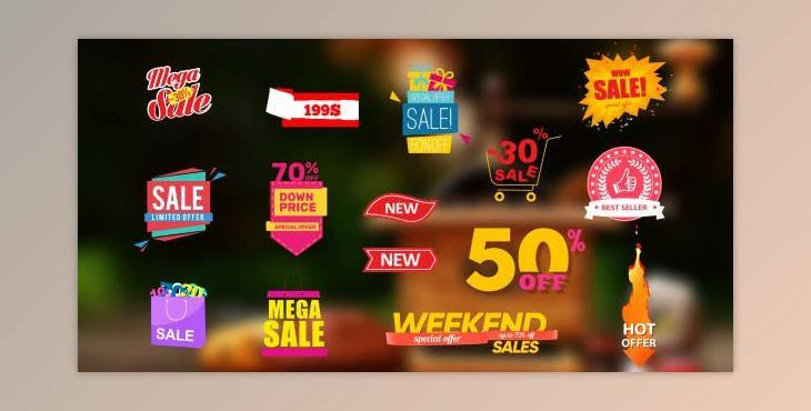 Sales Labels 2 (Videohive 19423493) - AE Project