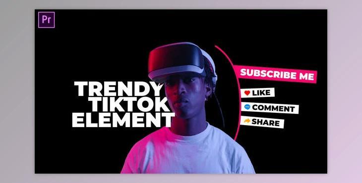 Trendy TikTok Elements (Videohive 38775710) - PR Project