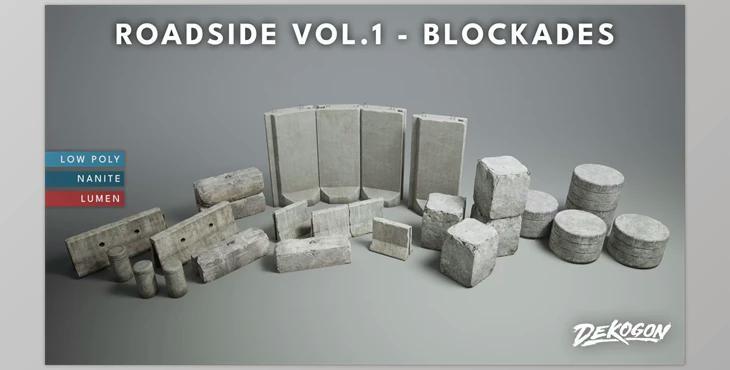 Unreal Engine - Roadside VOL.1 - Blockades