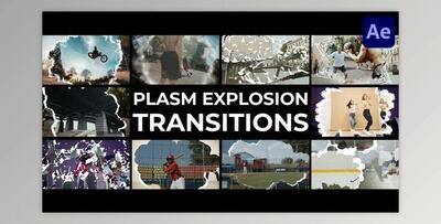 Plasm Explosion Transitions for After Effects (Videohive 46230034) - AE Project