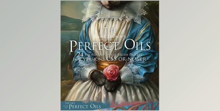 Perfect Oils. 24 PHOTOSHOP Oil Brushes
